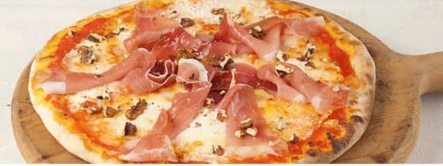 Pizza met walnoten, Tiroler spek en Mascarpone - Galbani