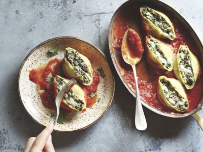 Conchiglioni met spinazie en Ricotta - Galbani