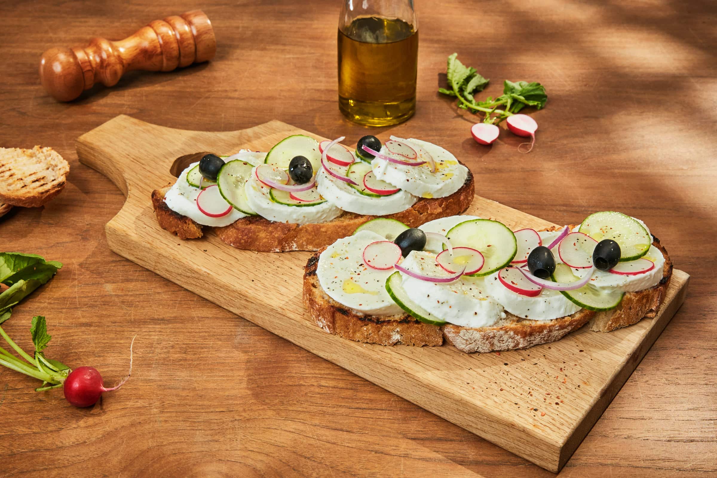 Bruschetta végétarienne
