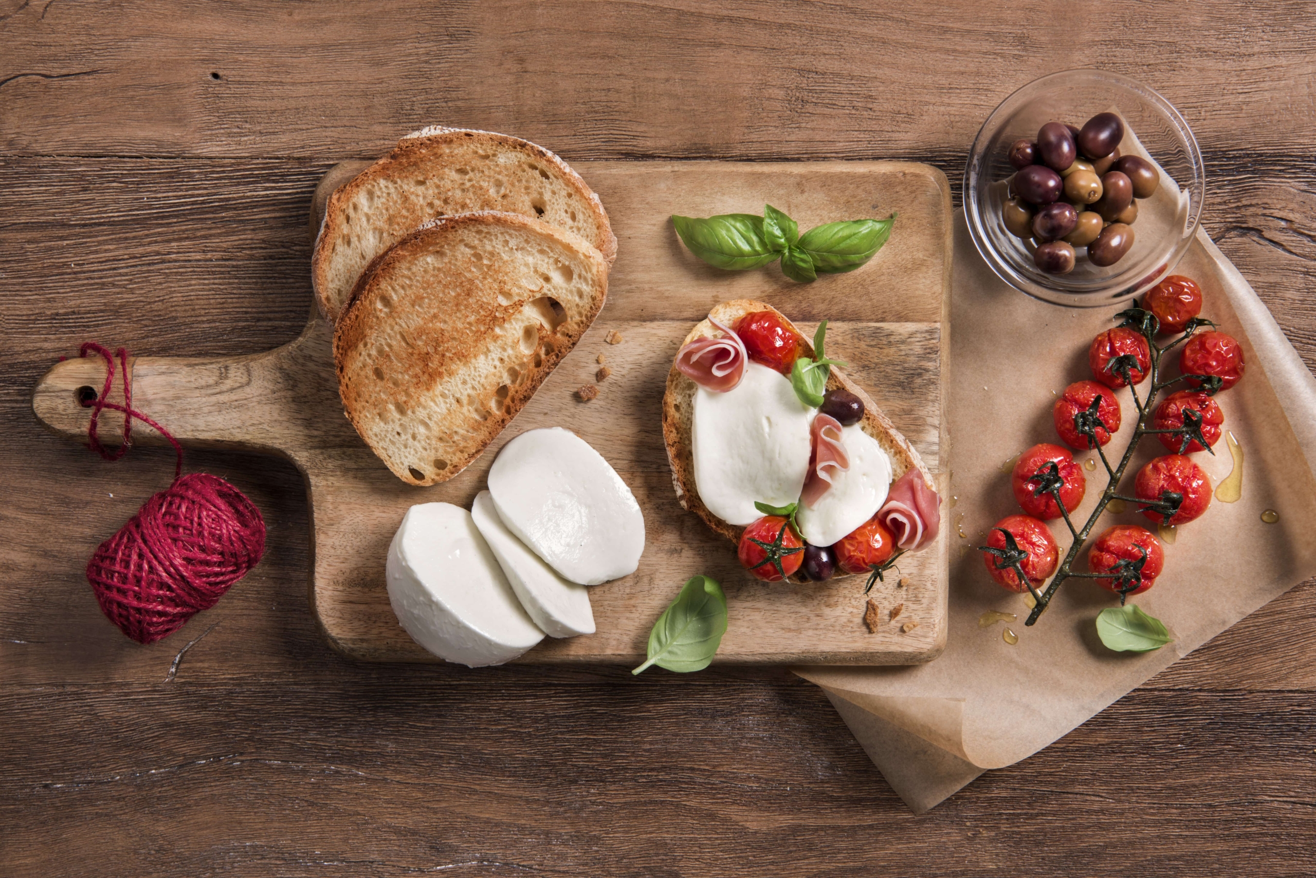 Bruschetta tomate et Mozzarella