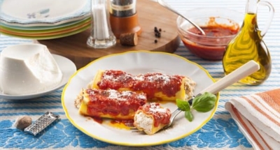 Cannelloni met Ricotta en saucijs - Galbani