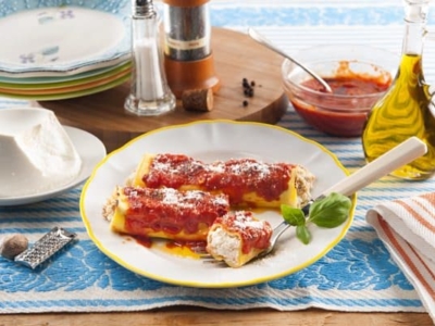 Cannelloni met Ricotta en saucijs - Galbani