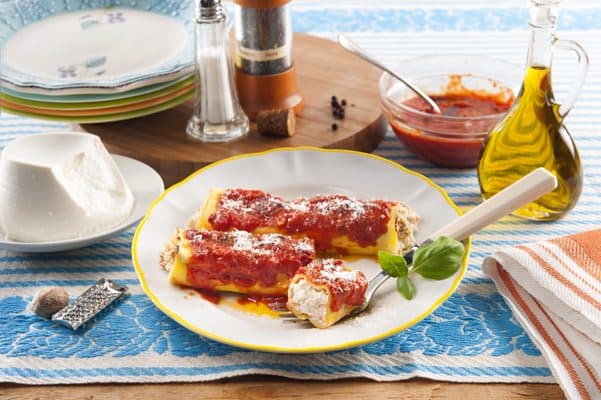 Cannelloni met Ricotta en saucijs - Galbani