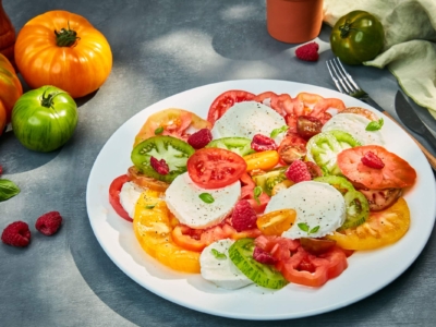 Caprese aux framboises - Galbani