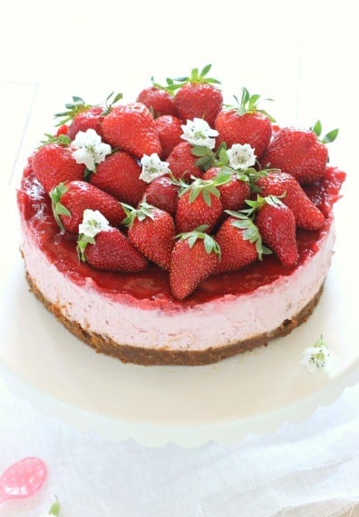 Cheesecake met Ricotta en aardbei - Galbani