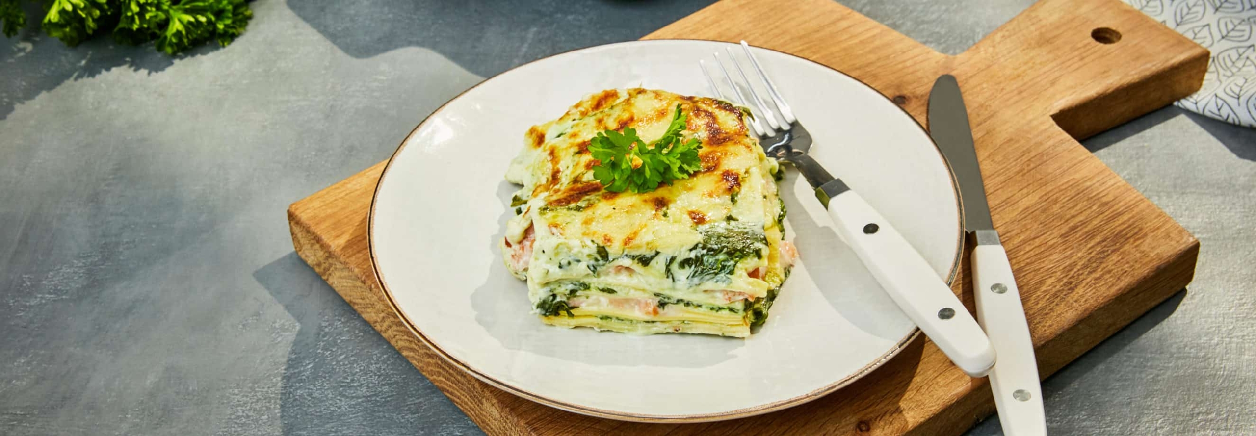 Lasagne met zalm
