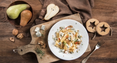 Pasta met Gorgonzola, walnoten en peren - Galbani