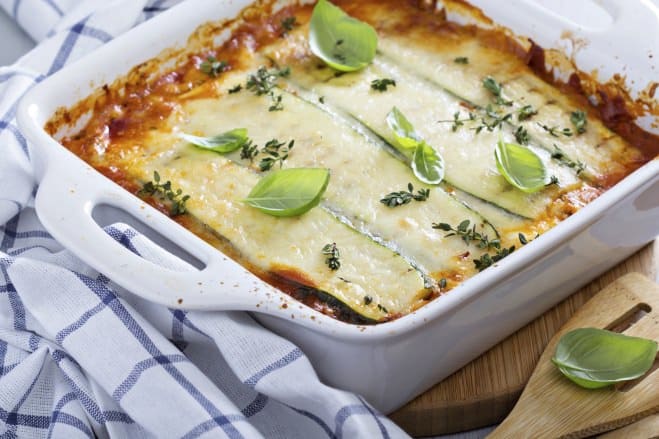 Vegetarische lasagne met artisjokken, asperges en courgettes - Galbani