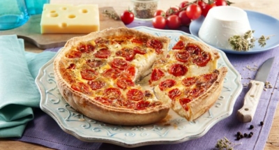 Quiche aux tomates cerises et ricotta - Galbani