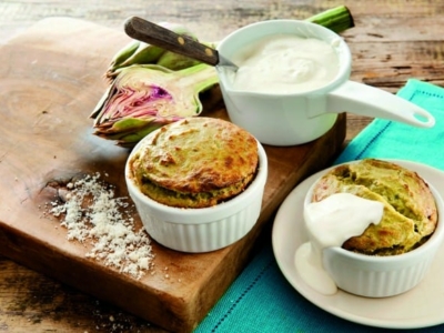 Kleine flans met artisjokken - Galbani